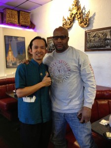 Michael Moorer Loves Thai Food In Las Vegas